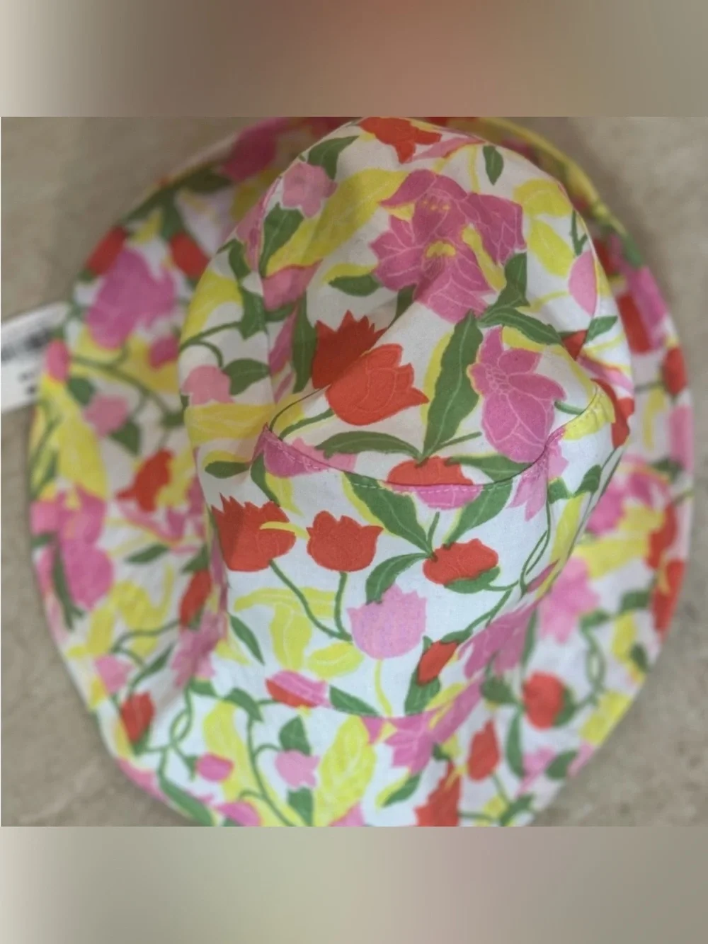 JANIE AND JACK FLORAL SUN HAT